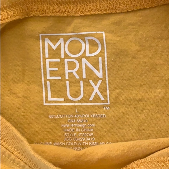 Yellow cropped tee - Picture 2 of 4